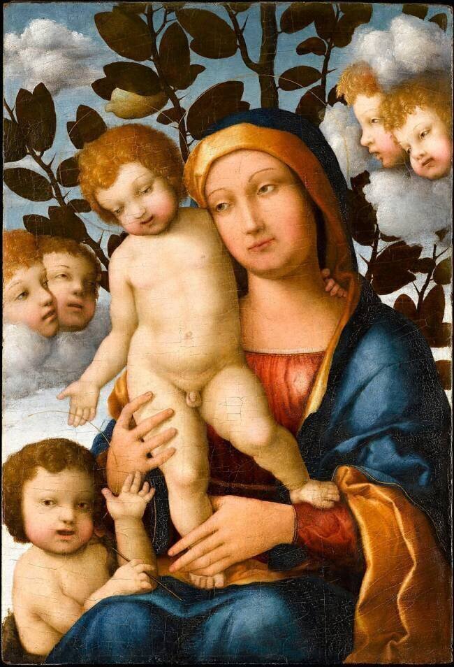 La Vierge et l'Enfant Zenone Veronese