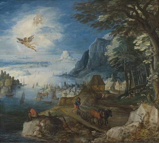 Paysage avec la chute d'Icare Joos de Momper le Jeune