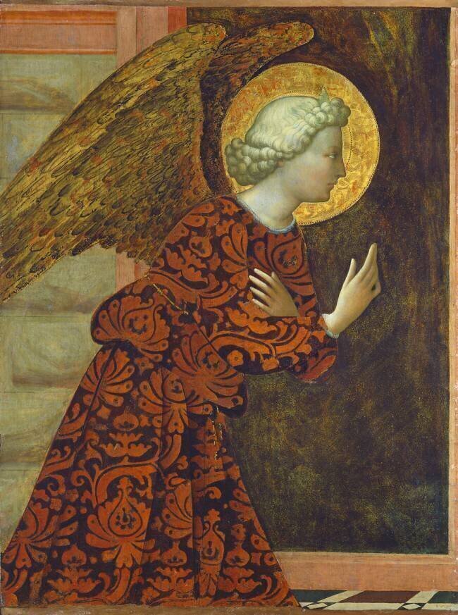 L'Archange Gabriel Tommaso Masolino da Panicale