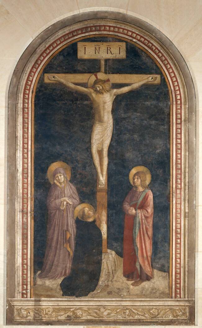 Le Calvaire avec saint Dominique Fra Angelico
