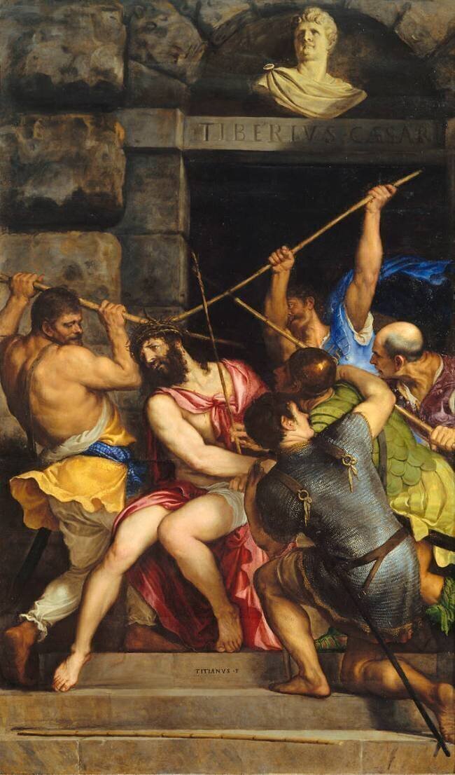Le Christ couronné d'épines Titien