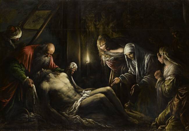 Le Christ descendu de la Croix Jacopo Bassano