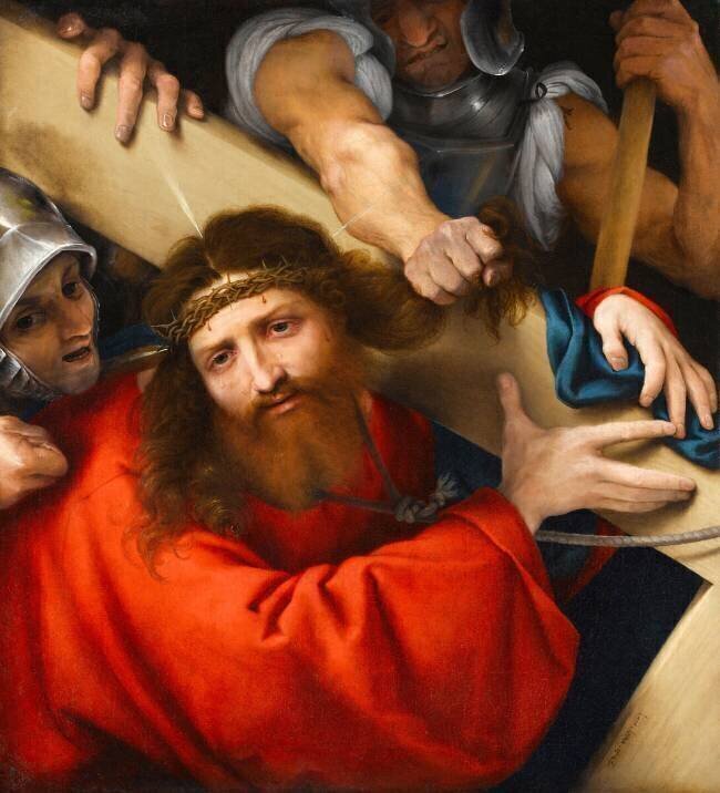Le Christ portant sa croix Lorenzo Lotto