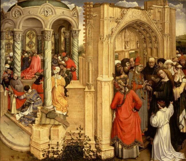 Le Mariage de la Vierge Robert Campin