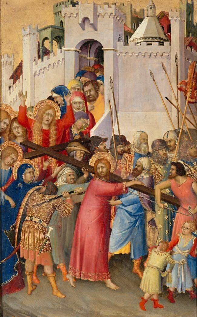 Le Portement de croix Simone Martini