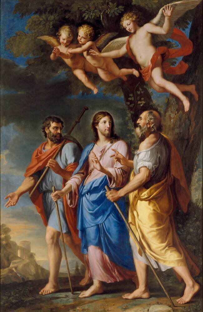 Les Pèlerins d'Emmaüs Jacques Stella