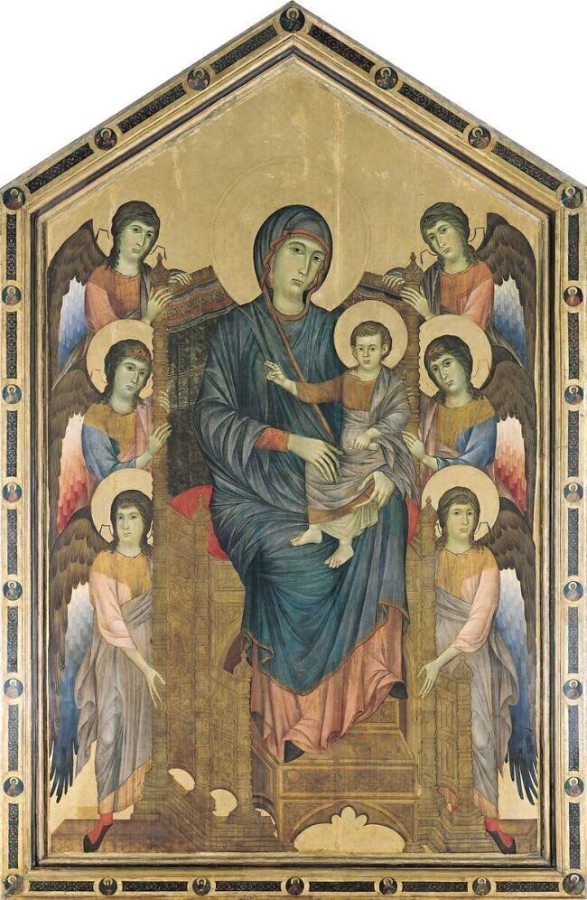 Maestà du Louvre Cimabue