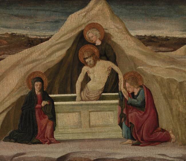 Mise au tombeau Domenico Veneziano