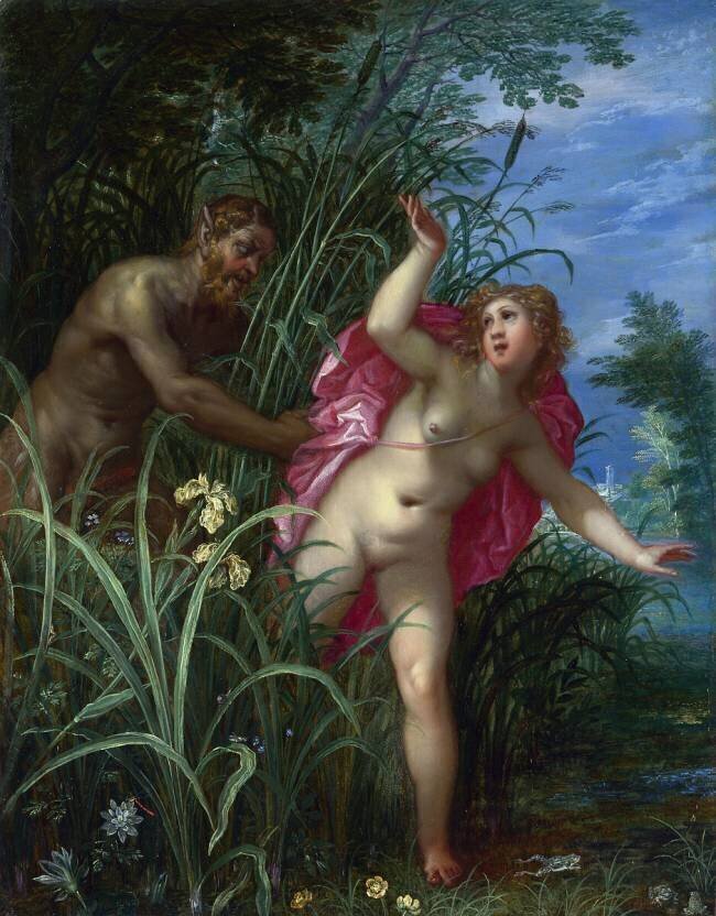 Pan poursuivant Syrinx Jan Brueghel l'Ancien
