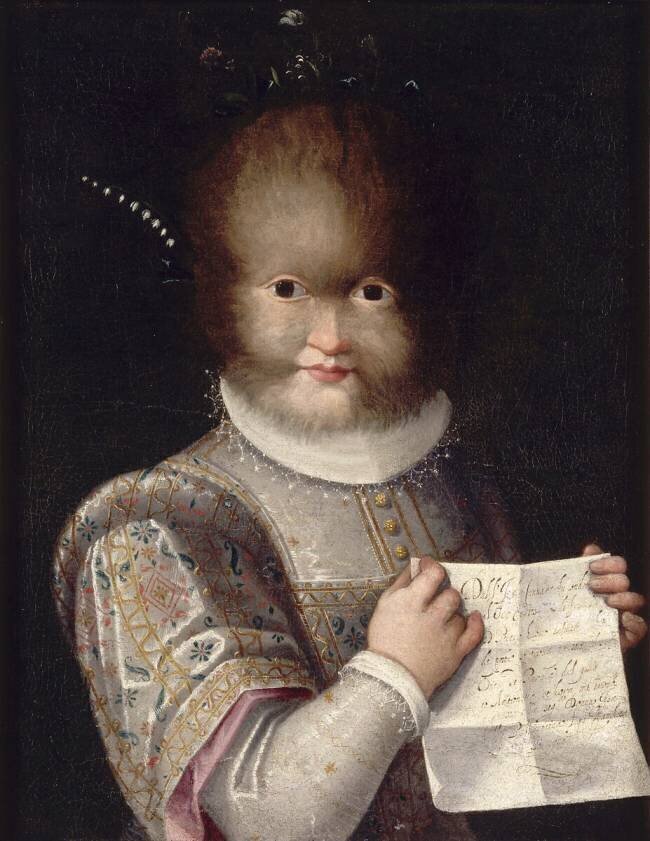Portrait de Tonetta, fille de Gonsalvo Lavinia Fontana