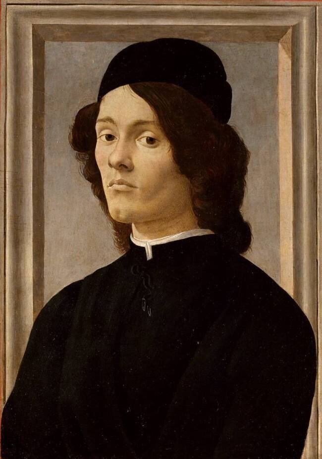 Portrait of a man Sandro Botticelli