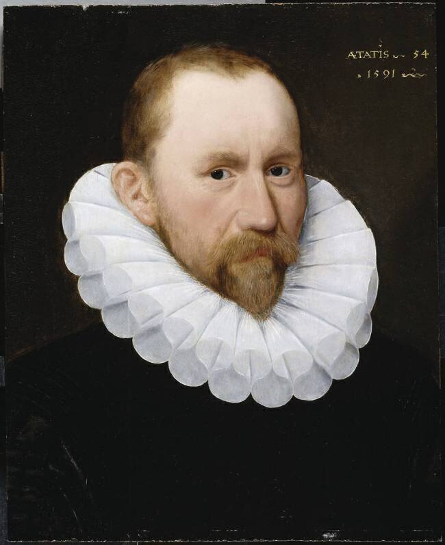 Portrait d'homme avec une fraise Adriaen Thomas Key