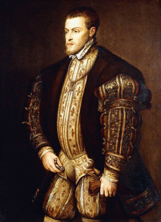 Portrait du roi Philippe II d'Espagne Titien