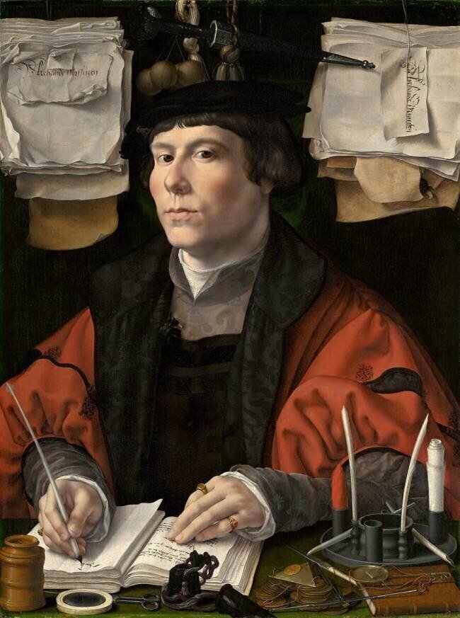 Portrait d'un marchand Jan Gossaert