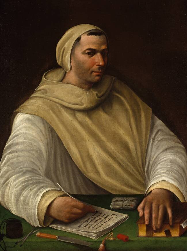 Portrait d'un moine Olivetan Baldassarre Peruzzi