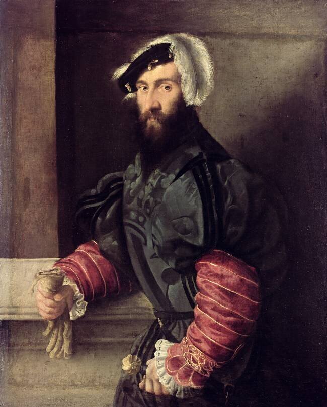 Portrait d'un noble Ecole italienne