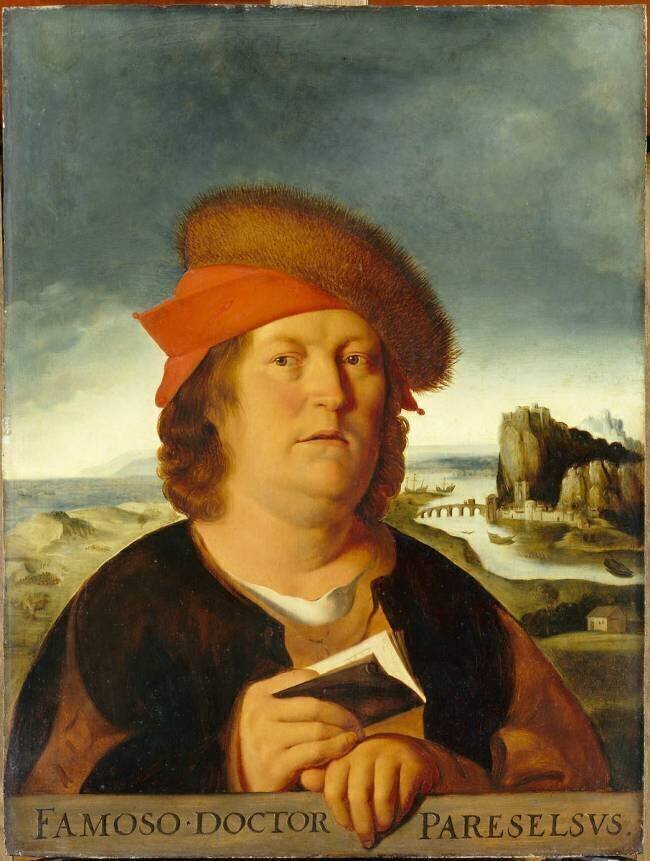 Portrait présumé du médecin Paracelse (1493-1541) Quentin Metsys