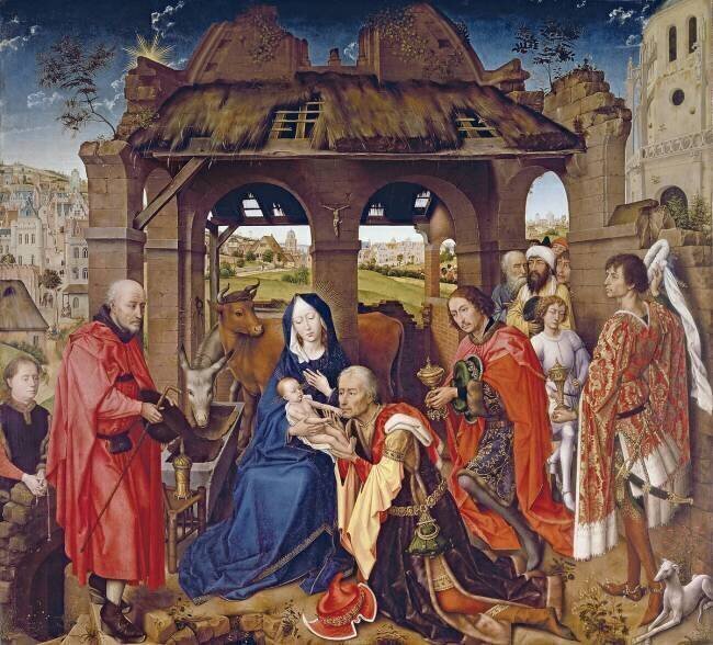 Retable Saint Columba Rogier van der Weyden
