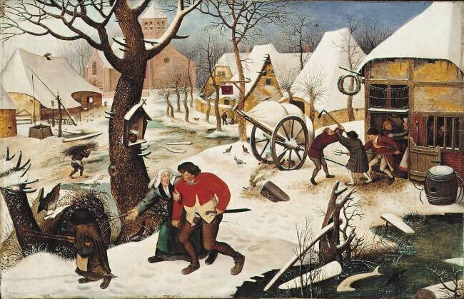 Retour de l'auberge Pieter Brueghel le Jeune