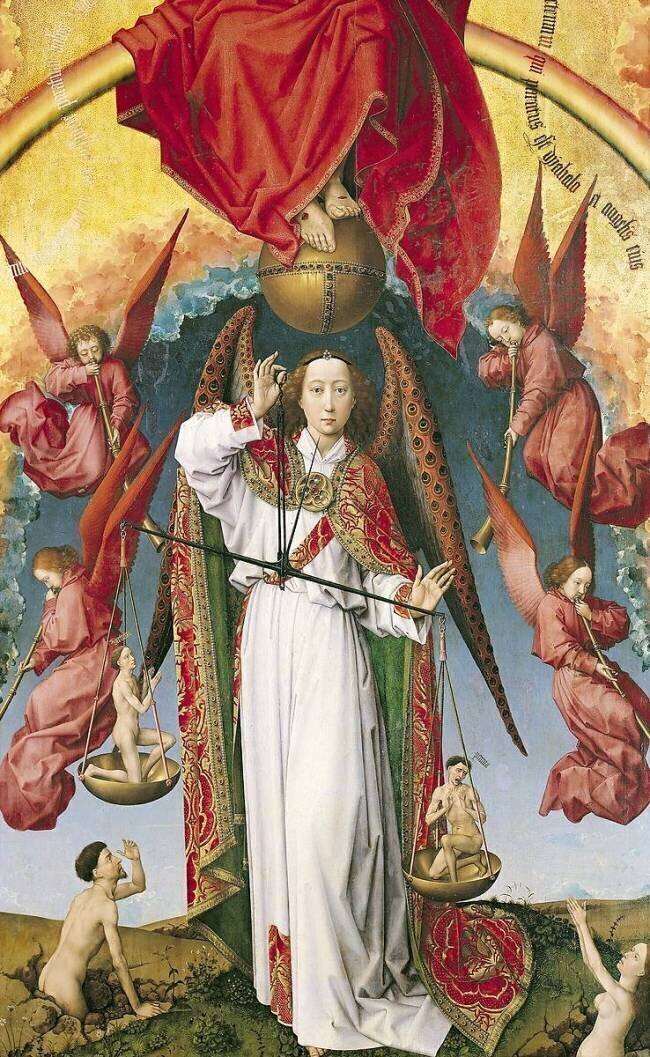 Saint Michel pesant les âmes Rogier van der Weyden