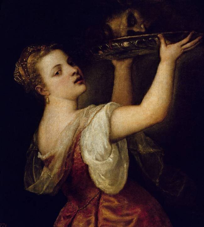 Salomé portant la tête de saint Jean-Baptiste Titien