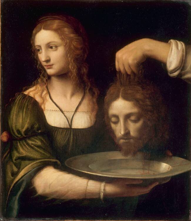 Salomé reçoit la tête de saint Jean-Baptiste Bernardino Luini