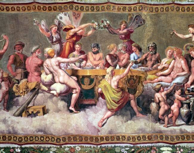 The Banquet of the Gods Raphaël