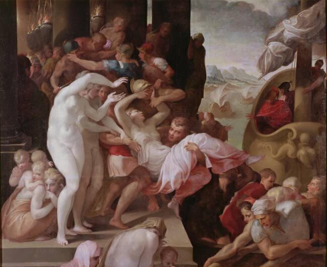 The Rape of Helen Francesco Primaticcio
