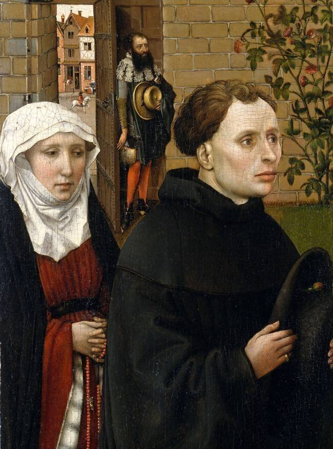 Triptyque de l'Annonciation (panneau gauche) Robert Campin