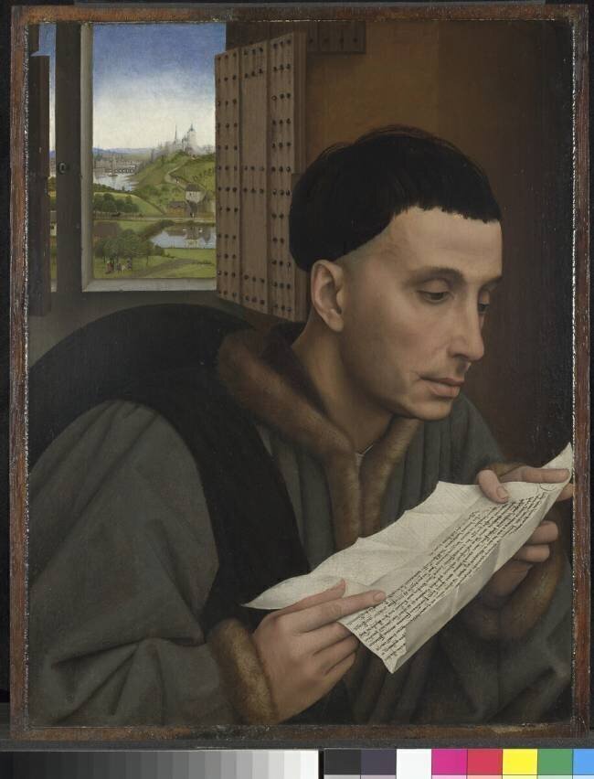 Un Homme en train de Lire (Saint Ivo ?) Rogier van der Weyden