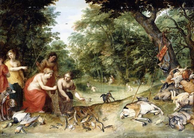Une allégorie des éléments Jan Brueghel l'Ancien