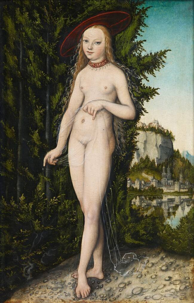Vénus debout dans un paysage Lucas Cranach l'Ancien