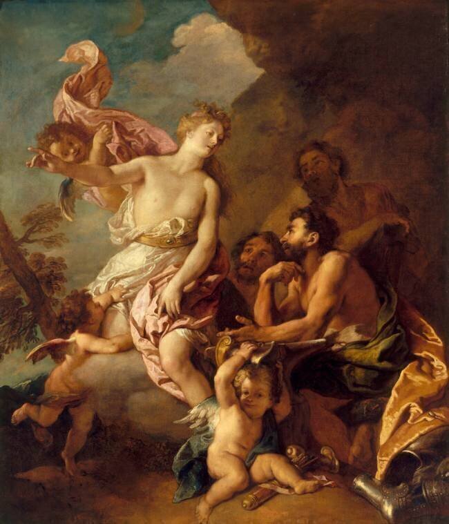 Vénus demandant à Vulcain des armes pour Enée Charles de La Fosse