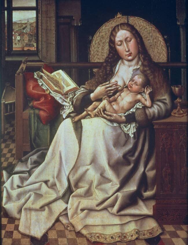 Vierge à l'écran d'osier Robert Campin