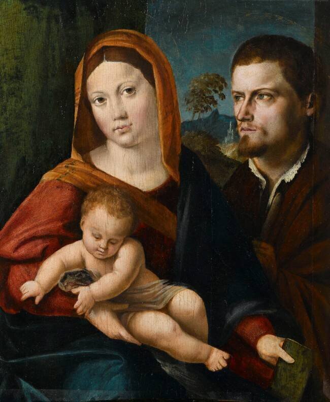 Vierge à l'Enfant avec un saint Niccolo Pisano