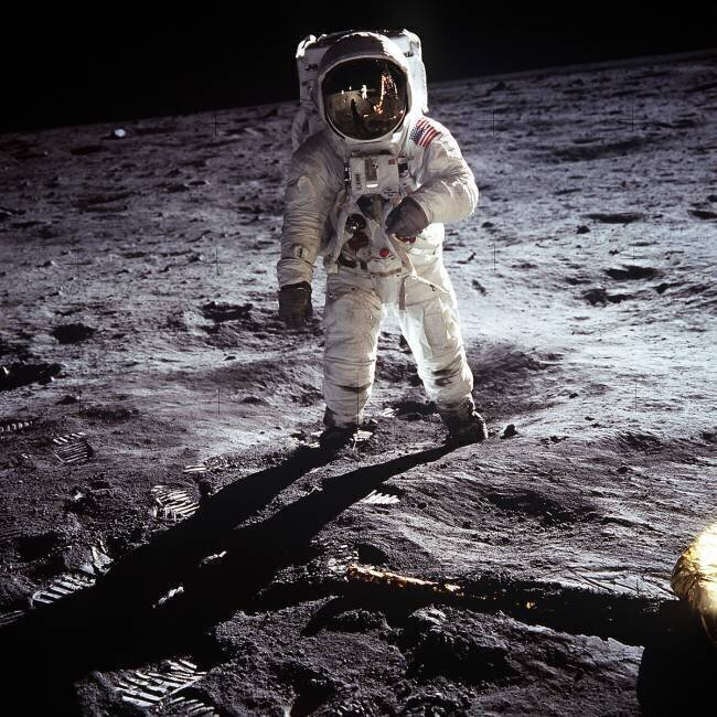 A man on the moon Nasa