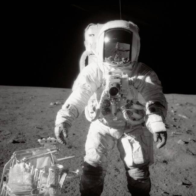 Bean Walks on the Moon Nasa