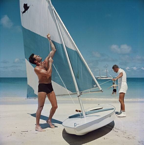 Boating In Antigua Slim Aarons