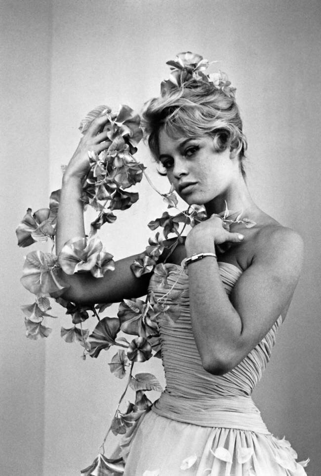 Brigitte Bardot Trying on A Dress By Balmain  Rue des Archives