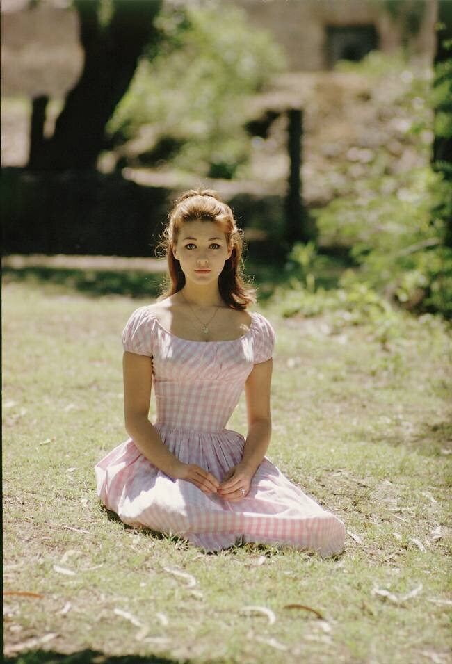 Christine Kaufmann on the grass Orlando Suero