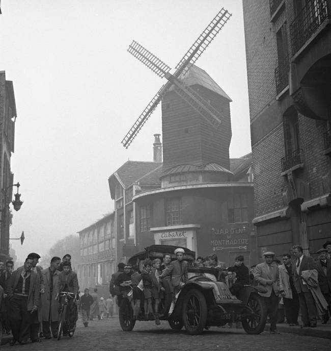Course de lenteur à Montmartre, 1952 Keystone