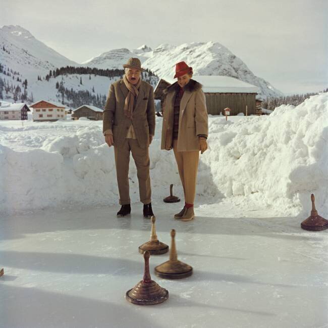 Curling Slim Aarons