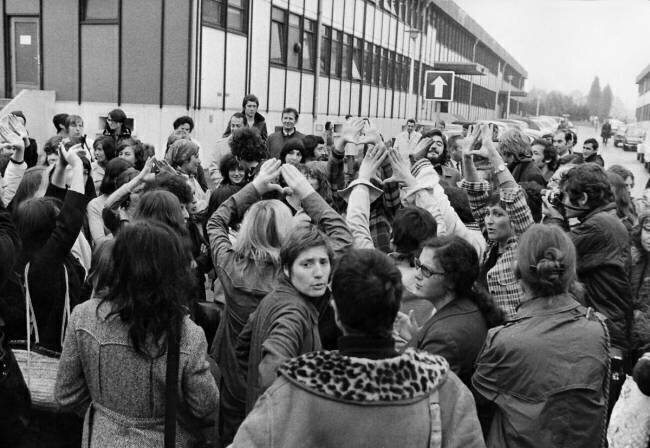 Feminist Activists Demonstrating in Support of Young French Woman Marie-Claire C Rue des Archives
