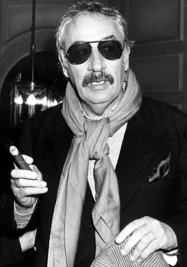 French Comedian Philippe Noiret at Fouquet'S Restaurant in Paris on October 11 Rue des Archives
