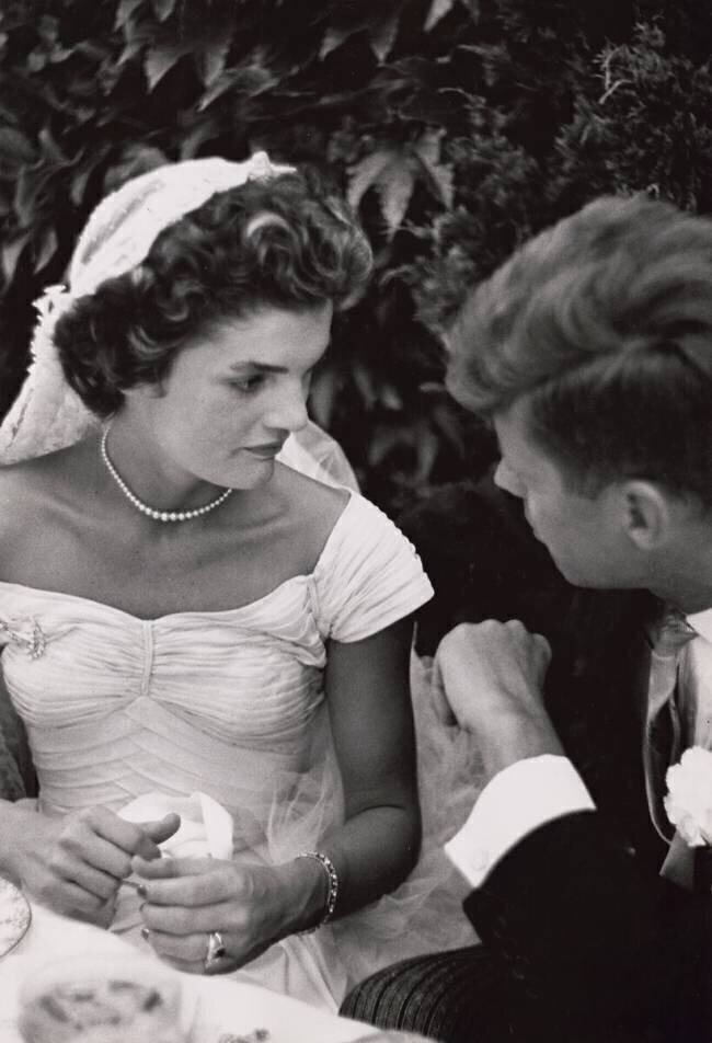 Jacqueline Bouvier Kennedy and John Kennedy anonymous