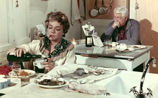 Le chat de Pierre Granier Deferre avec Simone Signoret anonymous