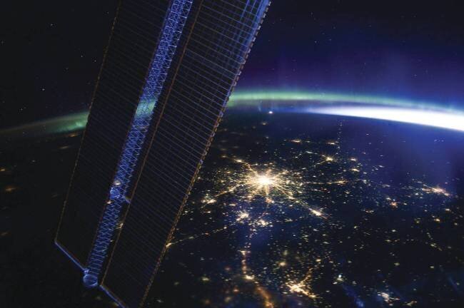 Moscow at Night Nasa