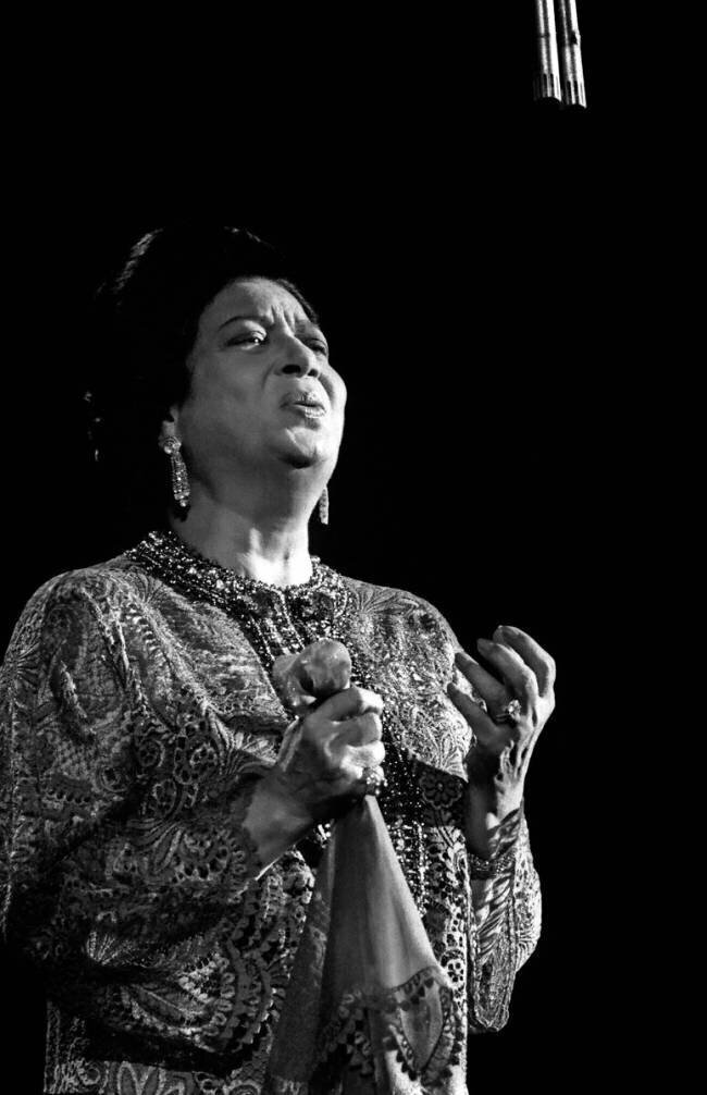 Oum Kalsoum, Arab Singer, at The Olympia in Paris  Rue des Archives