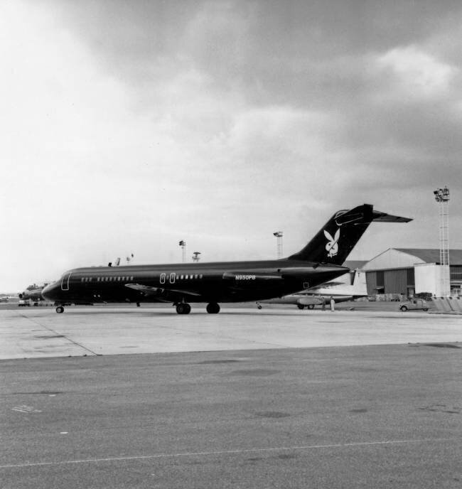 Playboy Private Jet on August 21, 19970 at Paris Airport  Rue des Archives