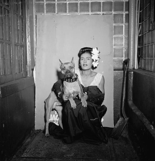Portrait of Billie Holiday and Mister William Gottlieb